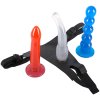 Sada připínacích penisů Strap-on Colour