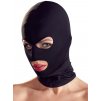 Maska s otvory pro oči a ústa Bad Kitty  černá