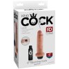 Stříkající realistické dildo Pipedream King Cock 6"  18 cm
