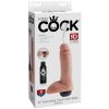 Stříkající realistické dildo s varlaty Pipedream King Cock 8"  18 cm