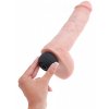Stříkající realistické dildo s varlaty Pipedream King Cock 8"  18 cm