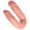 Dvojité realistické dildo Pipedream King Cock Medium Double Trouble  26 cm