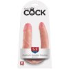 Dvojité realistické dildo Pipedream King Cock Medium Double Trouble  26 cm