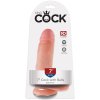 Realistické dildo s varlaty Pipedream King Cock 7"  20 cm