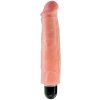 Realistický vibrátor Pipedream King Cock Stiffy 7"  21 cm