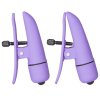 Vibrační svorky na bradavky Nipplettes Purple