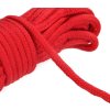 Bavlněné lano na bondage, 20 m  (červené)