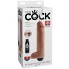 Stříkající realistické dildo s varlaty Pipedream King Cock 10"  25,4 cm