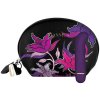 Minivibrátor na bod G Rianne S Floral Deep Purple  (se stylovou taštičkou)